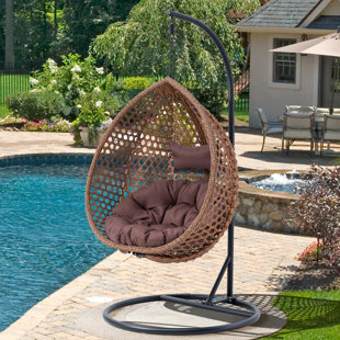 Feruci Swinging Lounge Chair With Stand | Wayfair